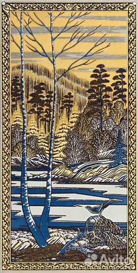 Гравюра на металле с золочением Златоуст