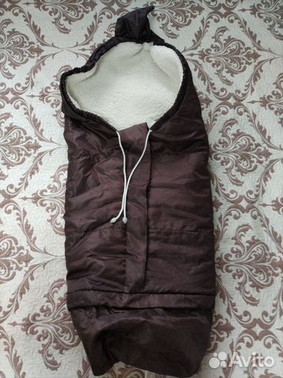 Зимний конверт в коляску