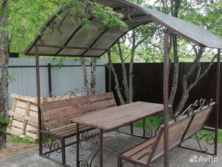 Беседка из поликарбоната