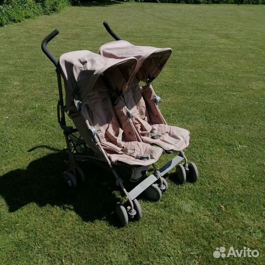 Коляска трость для двойни maclaren twin techno xt