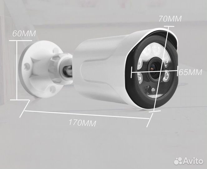 Видеонаблюдение №1, видеокамера 4 мп