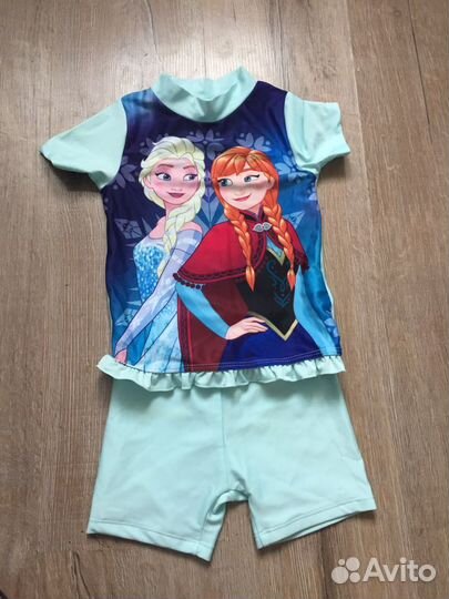 Купальный костюм для девочки «Холодное сердце»