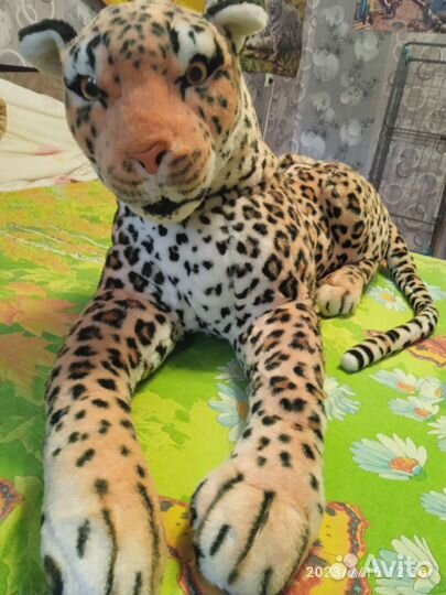 Ягуар леопард мягкая игрушка