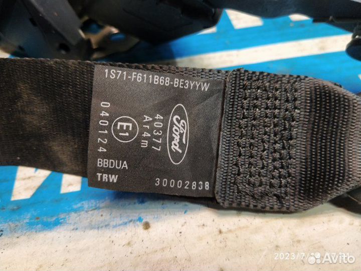 Ремень безопас. зад. Центр. Ford Mondeo 00-07