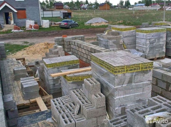 Блоки керамзитобетонные 20