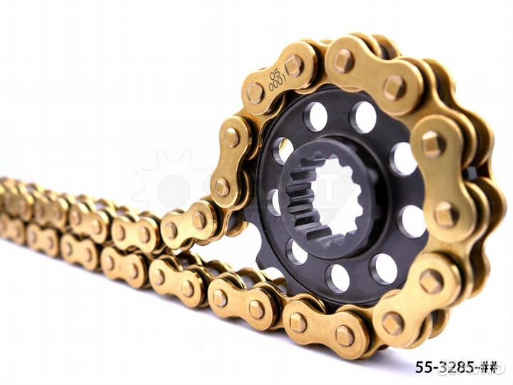 Цепь для мотоцикла esjot 525 EJX 130 звеньев золот