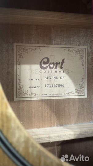 Акустическая гитара cort