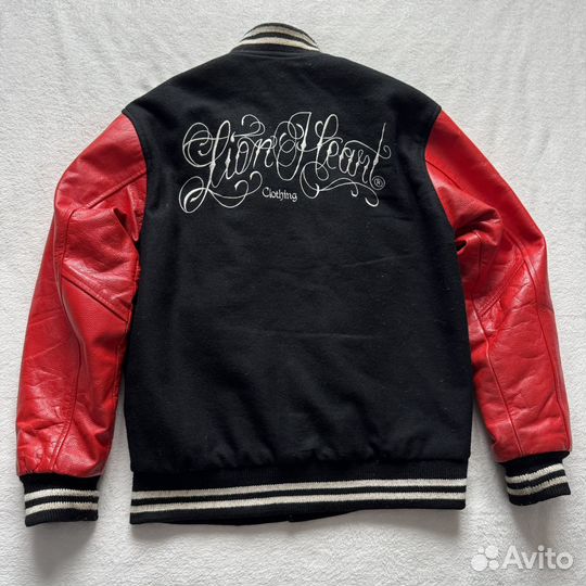 Мужская куртка бомбер кожа Lion Heart