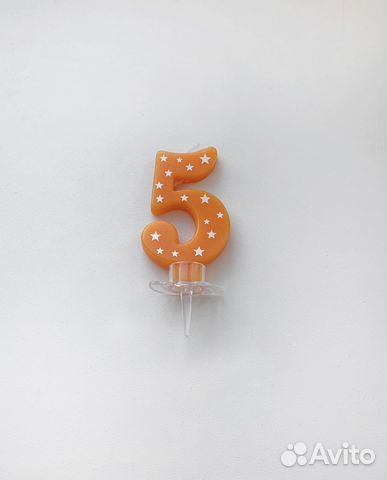 Свеча Цифра Топпер