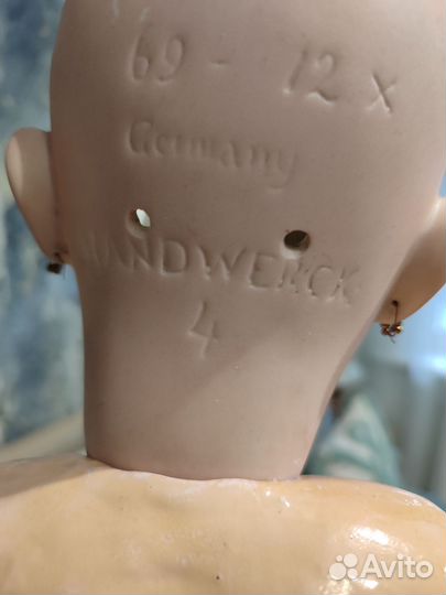 Кукла фарфоровая антикварная