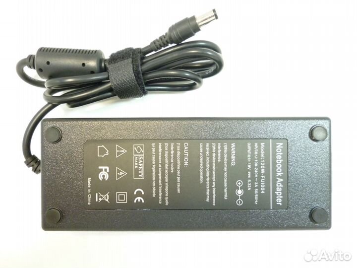 Новый блок питания Toshiba 120W 19V 6.3A (6.3x3.0)