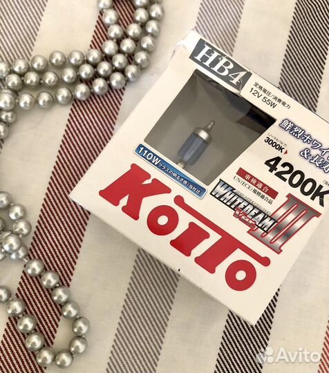 Галогенные лампы Koito HB4 (9006) 12V 55W (2шт)
