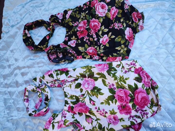 Большой пакет одежды на девочку 6-12мес