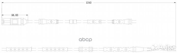 Датчик износа тормозных колодок зад BMW X3