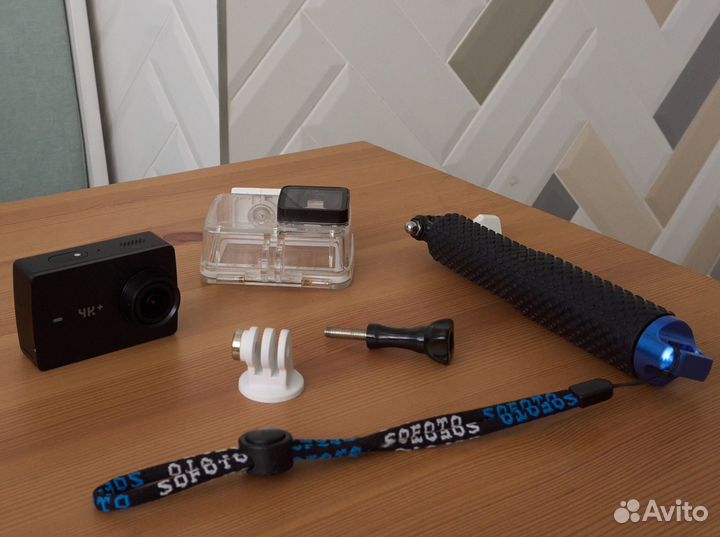 Экшн камера xiaomi yi 4k plus со стабилизатором