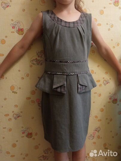 Школьный сарафан sky lake размер 34