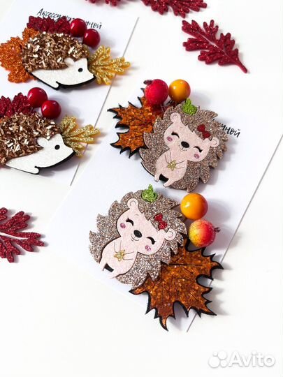 Заколки осень