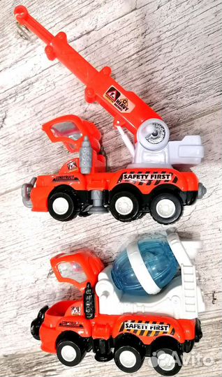 Кран и бетономешалка, отс