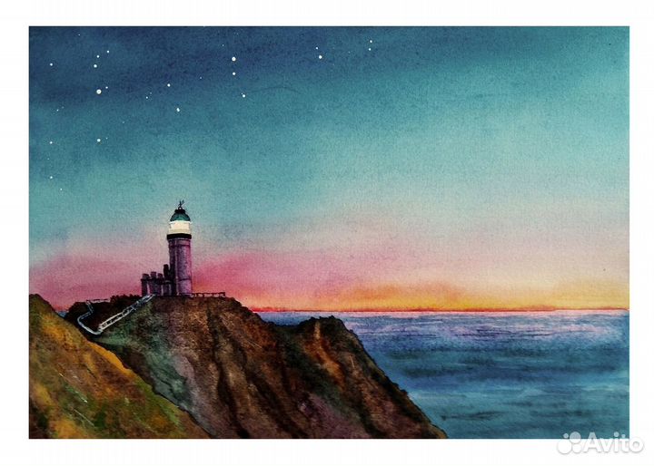 Картина акварелью 