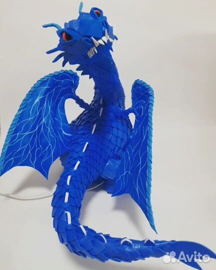 Светильник - дракон, ручная работа