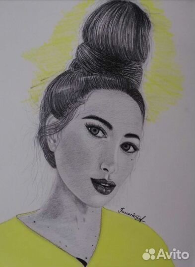 Рисую портреты карандашом