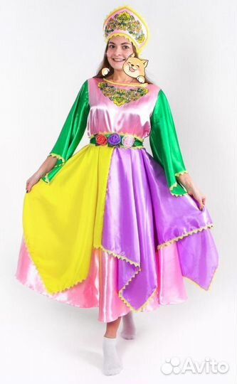 Костюм карнавальный русский народный - 