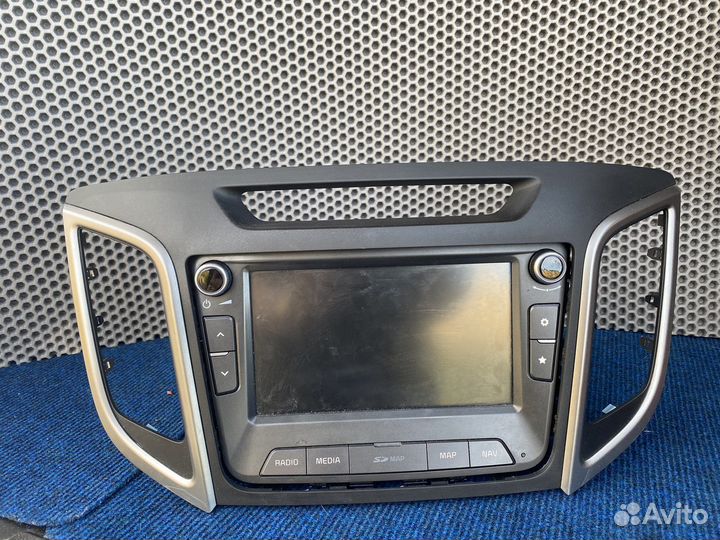 Штатная магнитола с Hyundai Creta 2019 года