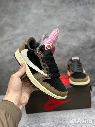 Кроссовки Nike Air Jordan 1 low x travis scott