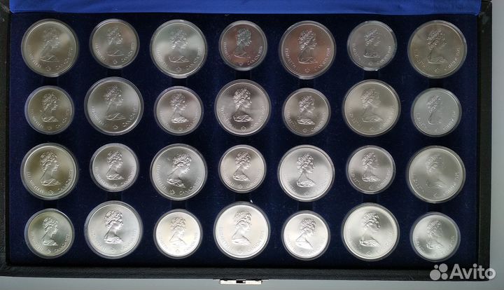 Канада. Полный набор Олимпиада Монреаль 1976. UNC