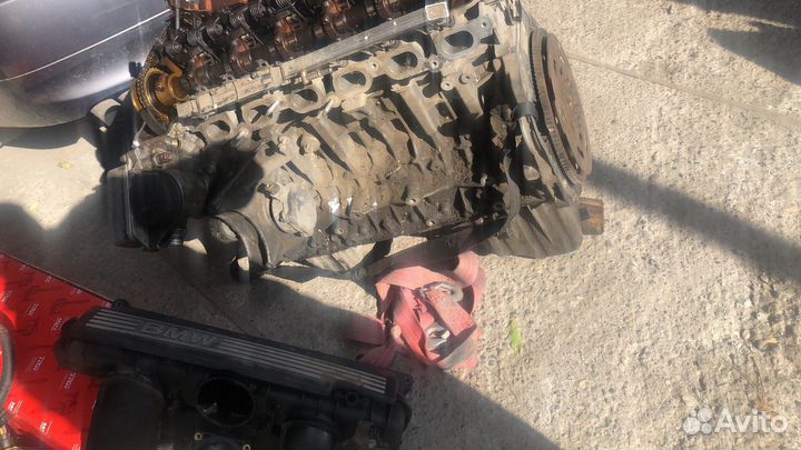 Двигатель в разборе n52 коленвал