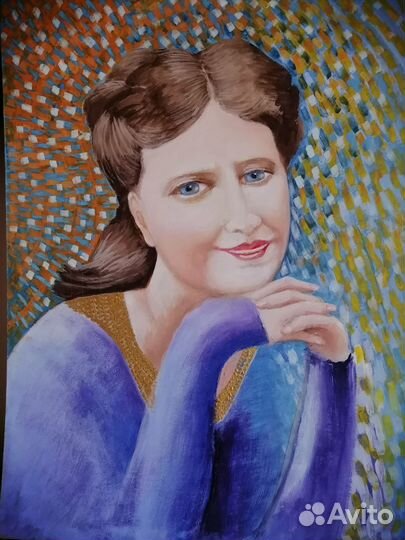 Картина маслом на холсте пейзаж, портрет на заказ