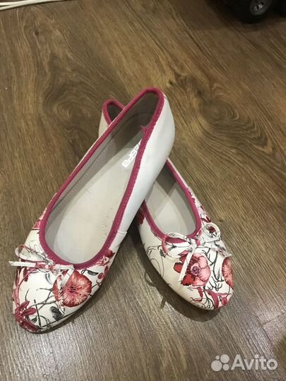 Балетки натуральная кожа 37