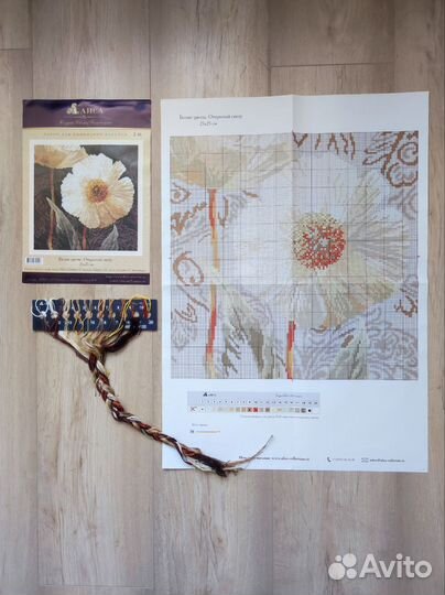 Набор для вышивки крестом остатки Алиса