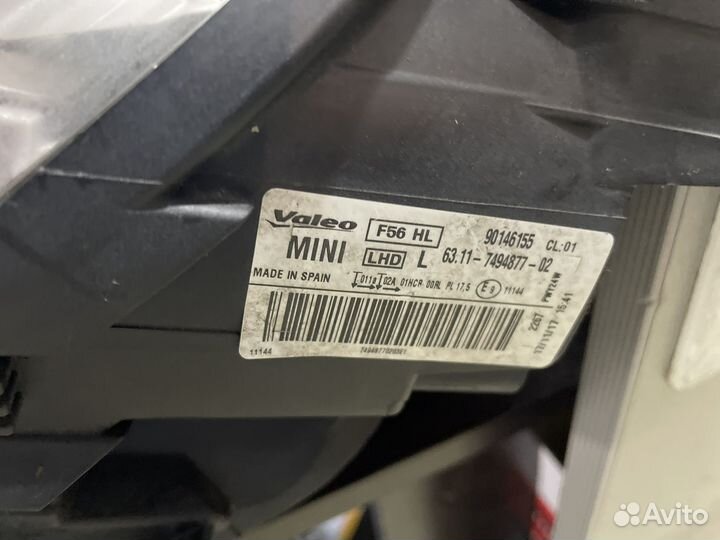 Фара левая фара правая mini cooper F54 F55
