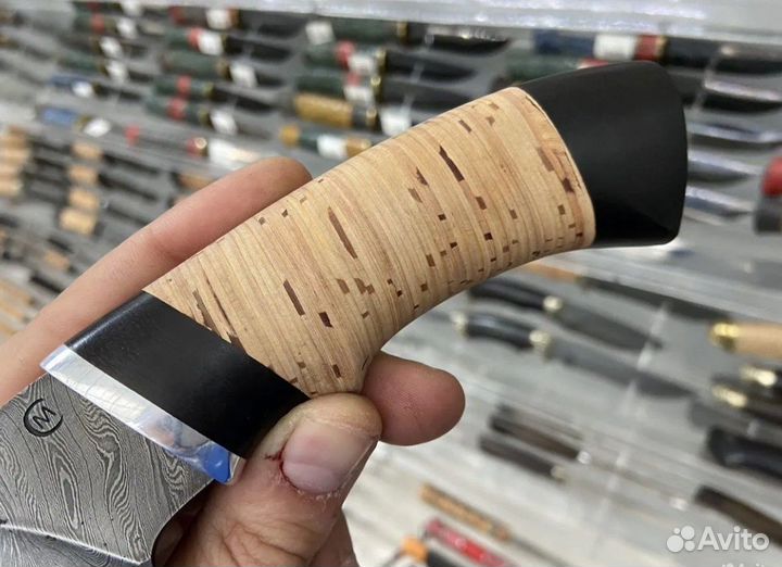 Нож Разделочный Дамасск (Кузница Семина Ворсма)