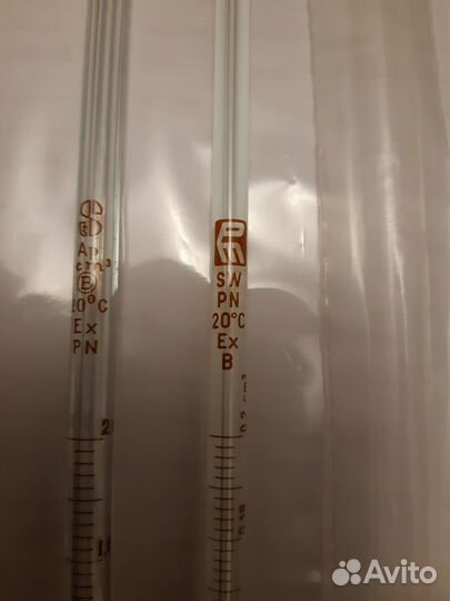 Пипетка лабораторная стеклянная мерная