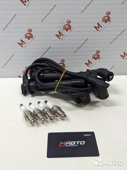 Комплект свечи + провода accent (*)