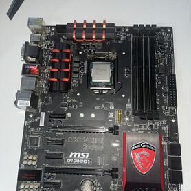 Материнская плата msi z97 gaming 5+i5 4690k