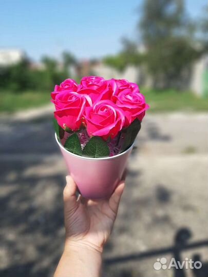Букет из мыла