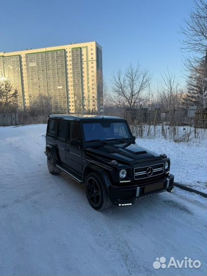 Накладка на капот (Горб) Mercedes G-class черная