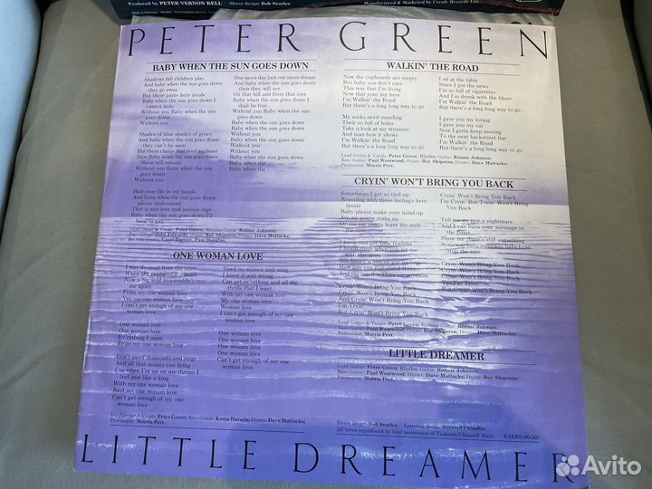 Peter Green-Little Dreamer-1980 LP