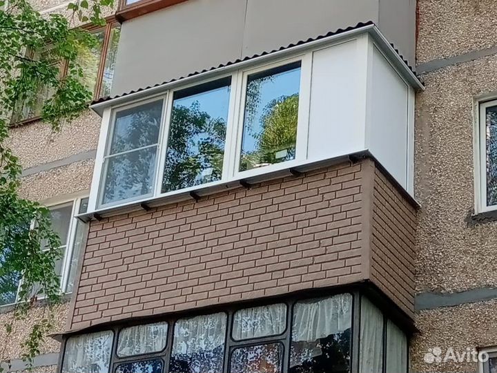 Остекление балконов. Окна пвх