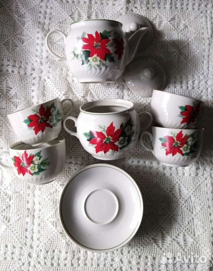 Чайный сервиз на 4 персоны