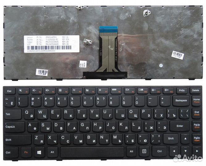 Клавиатура Lenovo flex 14 P/N: 25-213957, 25213957
