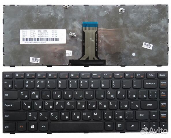 Клавиатура Lenovo flex 14 P/N: 25-213957, 25213957