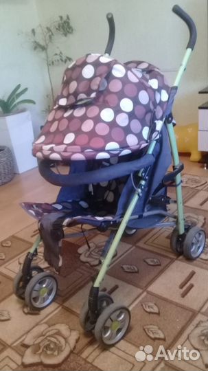Коляска прогулка трость