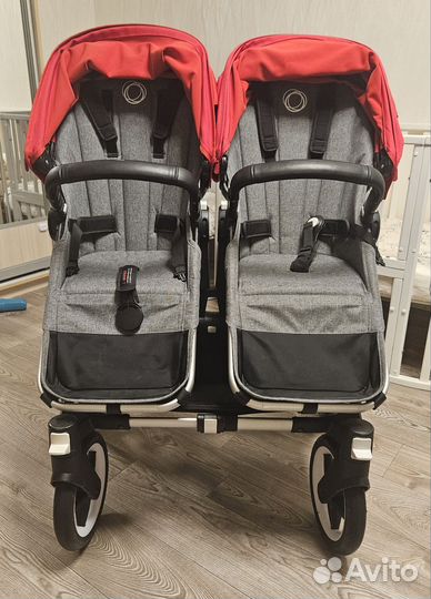 Коляска bugaboo donkey twin 3 для двойни и погодок