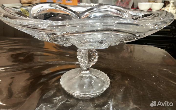 Ваза хрустальная