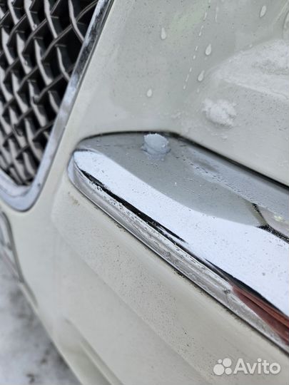 Хромтрованная Накладка бампера с омывателем