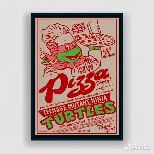 Постер tmnt (А2)